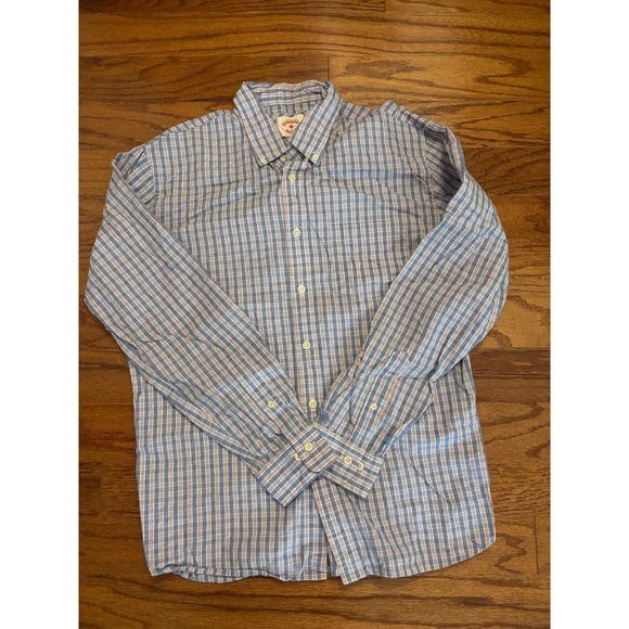 Brooks Brothers Red White Blue Button Up Shirt Size Large